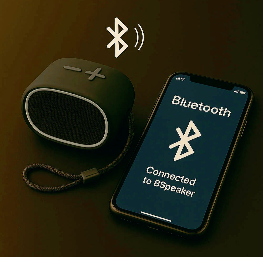 Cassa Bluetooth 5W – ricaricabile, radio FM, USB/AUX/TF - ambraled