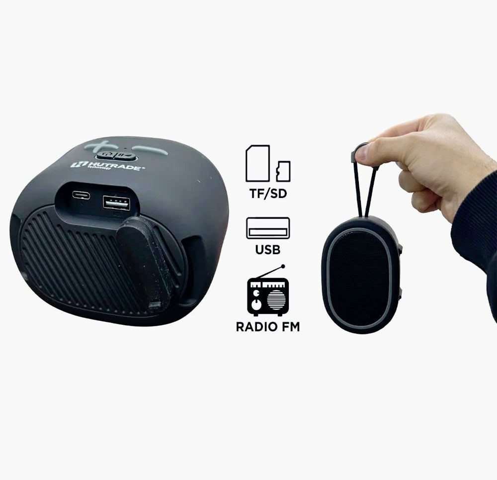 Cassa Bluetooth 5W – ricaricabile, radio FM, USB/AUX/TF - ambraled