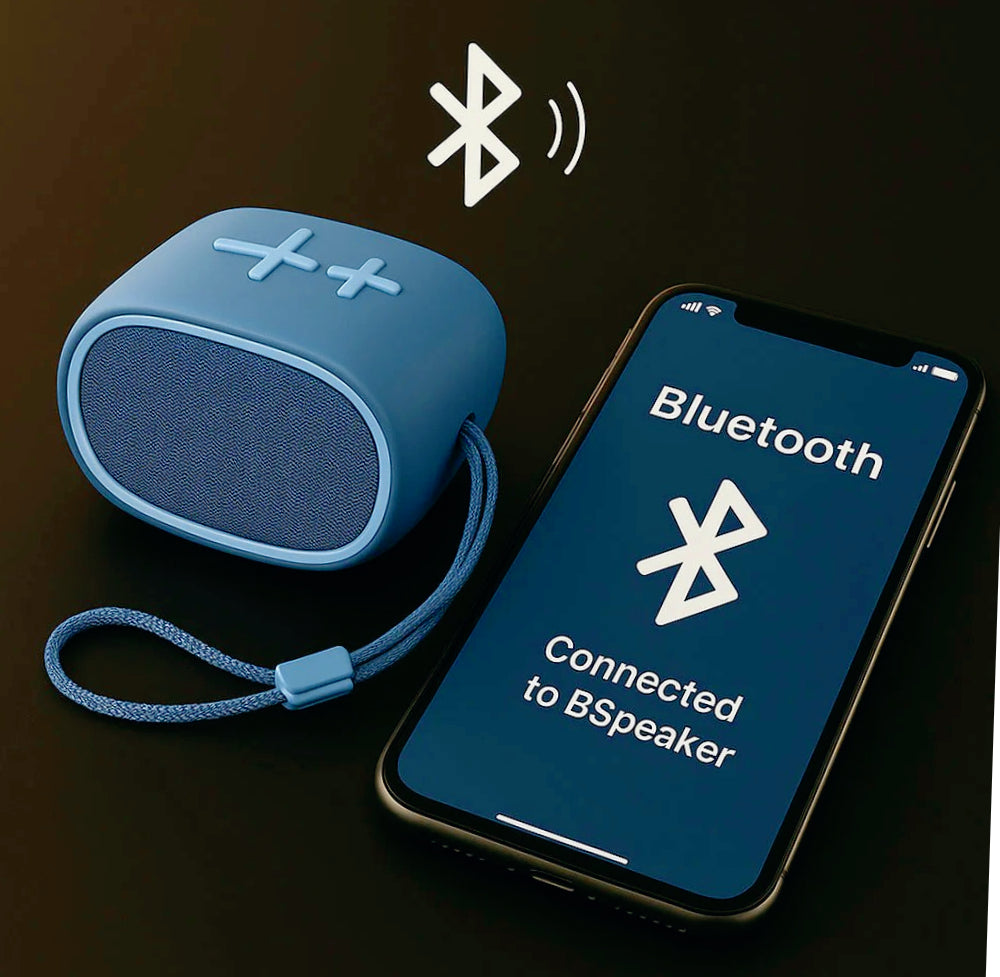 Cassa Bluetooth 5W – ricaricabile, radio FM, USB/AUX/TF - ambraled