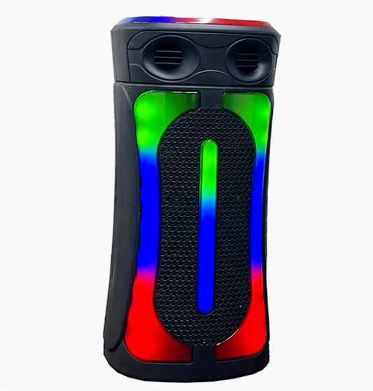 Cassa karaoke RGB 60W – Bluetooth, FM, USB/SD/TF ricaricabile - ambraled
