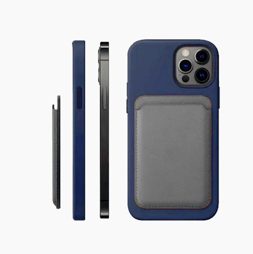Supporto porta carta di credito magnetico per iPhone e cover - ambraled