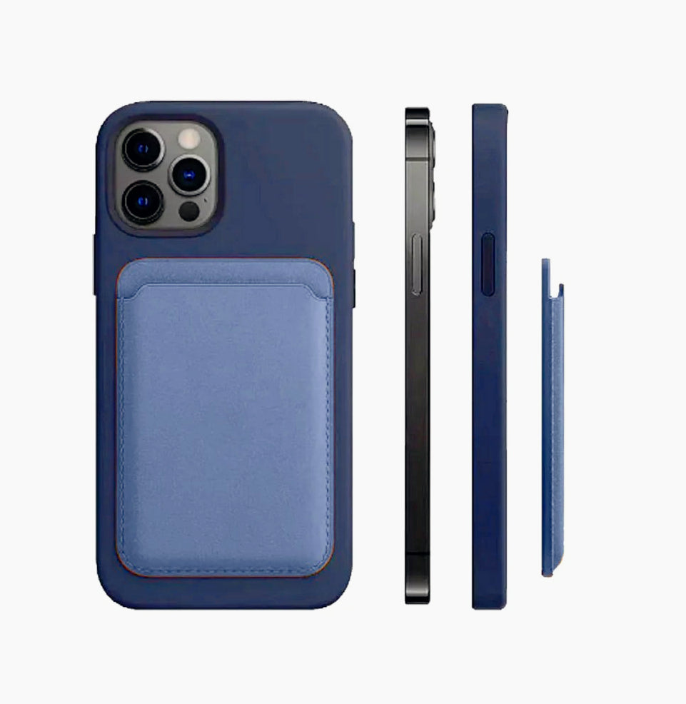 Supporto porta carta di credito magnetico per iPhone e cover - ambraled