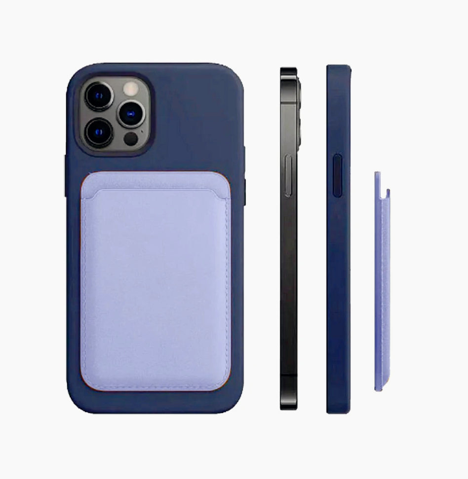 Supporto porta carta di credito magnetico per iPhone e cover - ambraled