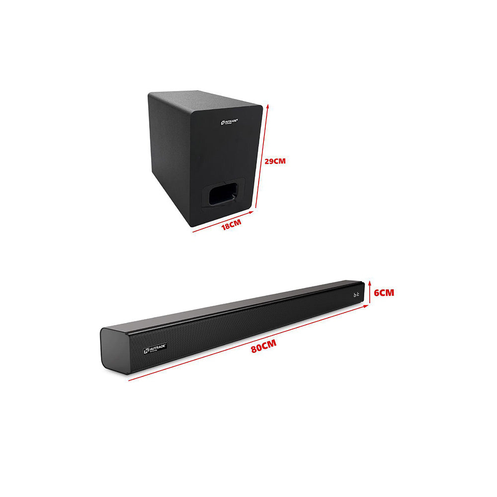 Soundbar con subwoofer per tv bluetooth 240 watt 2.1CH ingresso ottico - ambraled