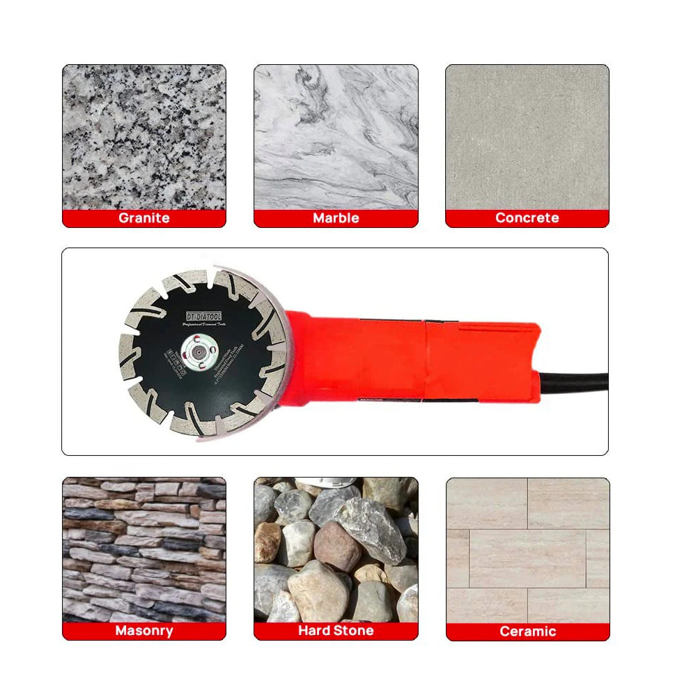 Disco diamantato segmentato180 mm 125  mm 115 mm per tagliapiastrelle smerigliatrice flex lama da taglio piastrelle granito ceramica - ambraled