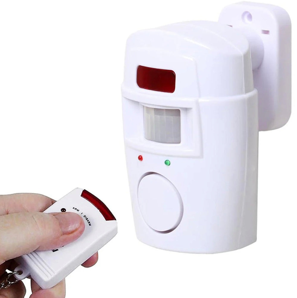 Allarme con due telecomandi e rilevatore di movimento a 110° - ambraled