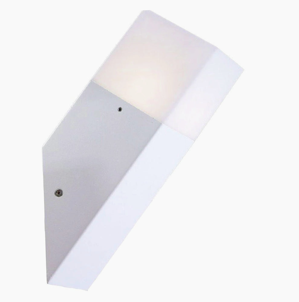 Applique a muro obliqua per esterni – Attacco E27, per balcone e terrazzo, protezione IP44 - ambraled