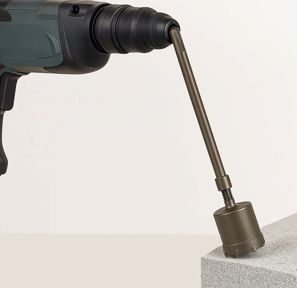 Asta barra 350 mm per fresa/carotatrice – Attacco SDS Plus - ambraled