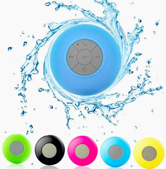 Cassa Bluetooth ricaricabile impermeabile – con microfono e ventosa - ambraled
