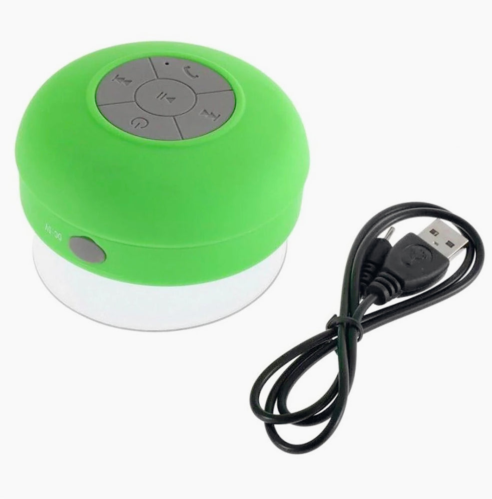 Cassa Bluetooth ricaricabile impermeabile – con microfono e ventosa - ambraled