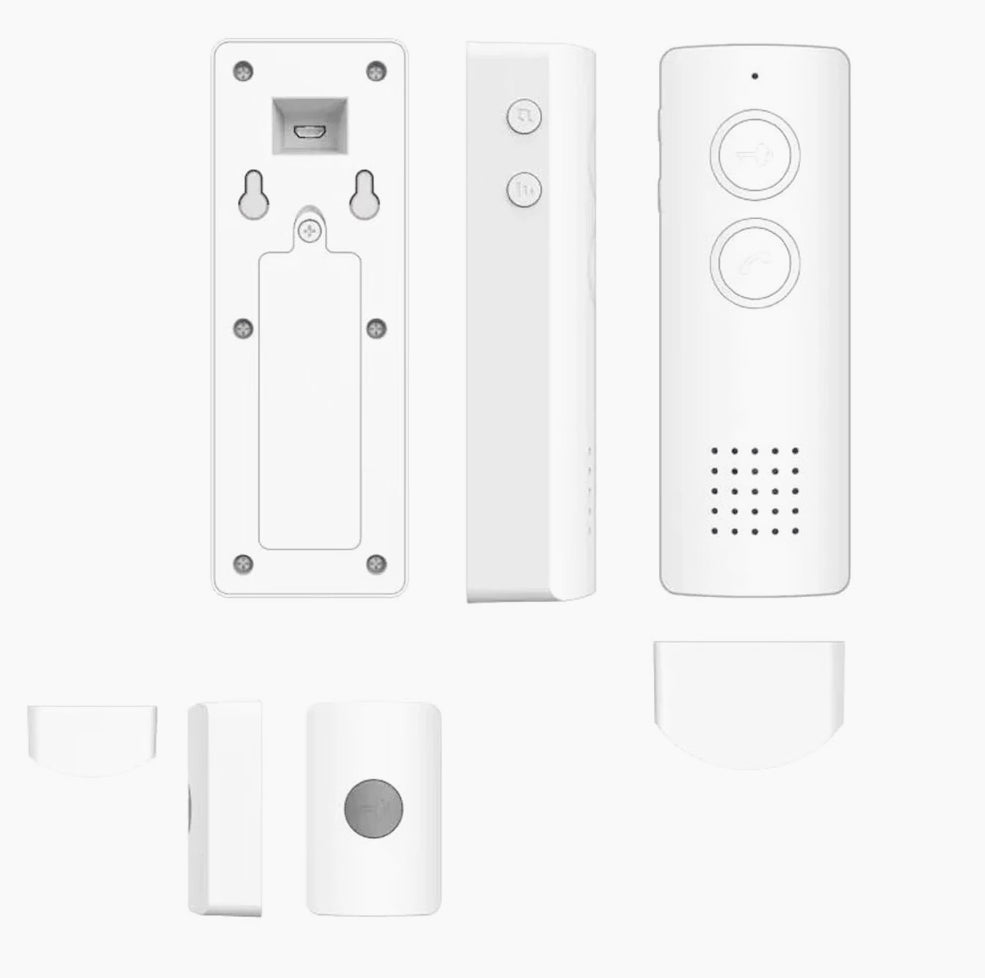 Citofono wireless monofamiliare – apriporta, 300m, 8 suonerie - ambraled