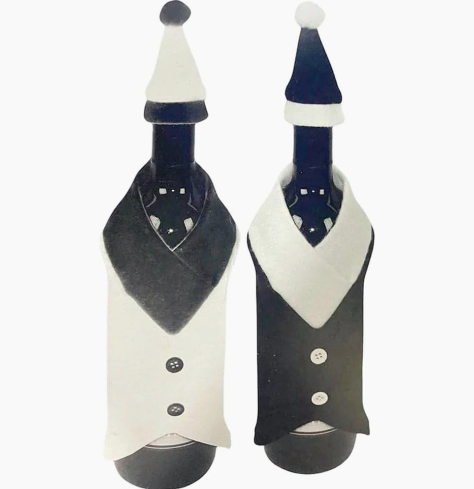 2 copri bottiglia per vino spumante – eleganti per abito uomo matrimonio (60 caratteri) - ambraled