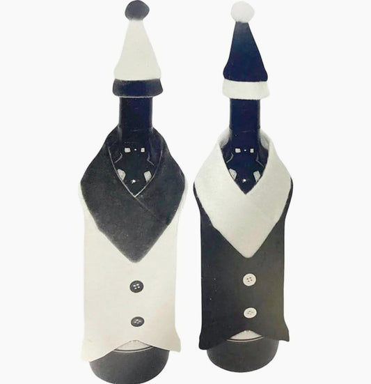 2 copri bottiglia per vino spumante – eleganti per abito uomo matrimonio (60 caratteri) - ambraled