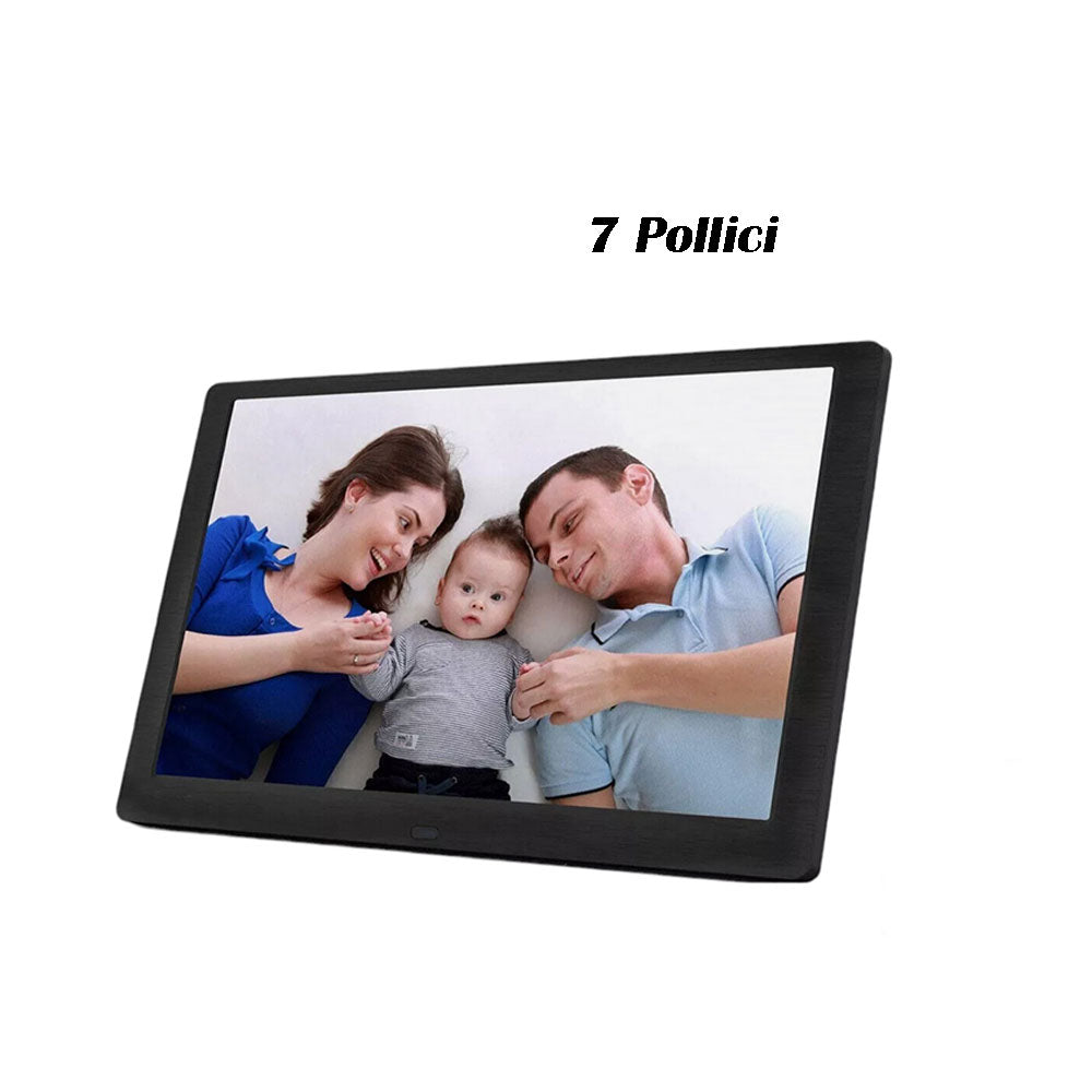 Cornice digitale HD 7”-10” – telecomando, SD/USB e ingresso cuffie - ambraled