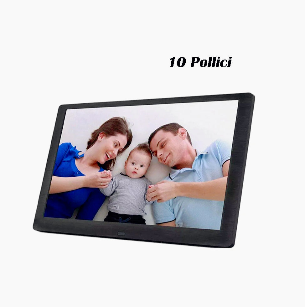 Cornice digitale HD 7”-10” – telecomando, SD/USB e ingresso cuffie - ambraled