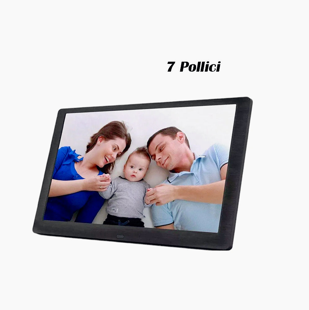 Cornice digitale HD 7”-10” – telecomando, SD/USB e ingresso cuffie - ambraled