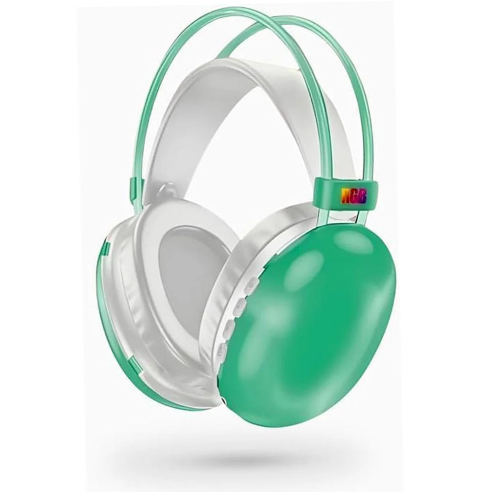 Cuffia Bluetooth ricaricabile – wireless con luci RGB per smartphone - ambraled