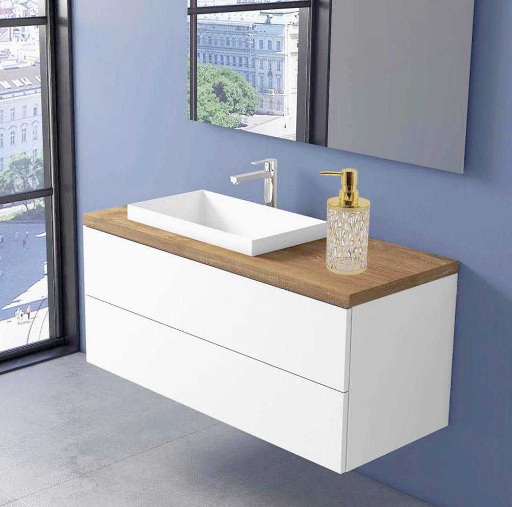 Set accessori bagno 3 pezzi in oro stile contemporaneo: dispenser sapone, bicchiere portaspazzolino e piattino portasapone - ambraled
