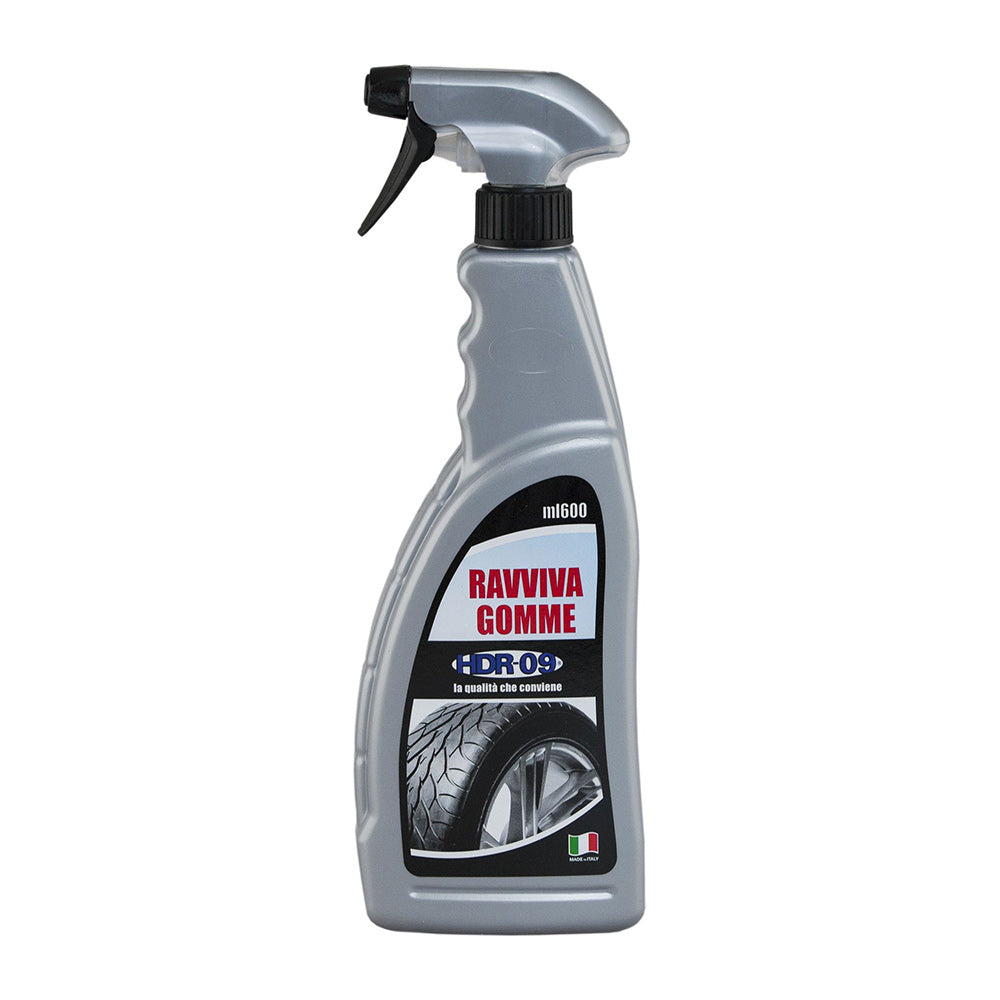 Detergente spray 600ml – pulizia tessuti auto, pneumatici e moto - ambraled