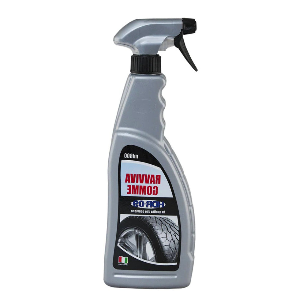 Detergente spray 600ml – pulizia tessuti auto, pneumatici e moto - ambraled