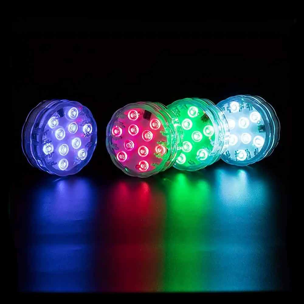 Faretto RGB decorativo – impermeabile a batteria con controllo remoto - ambraled