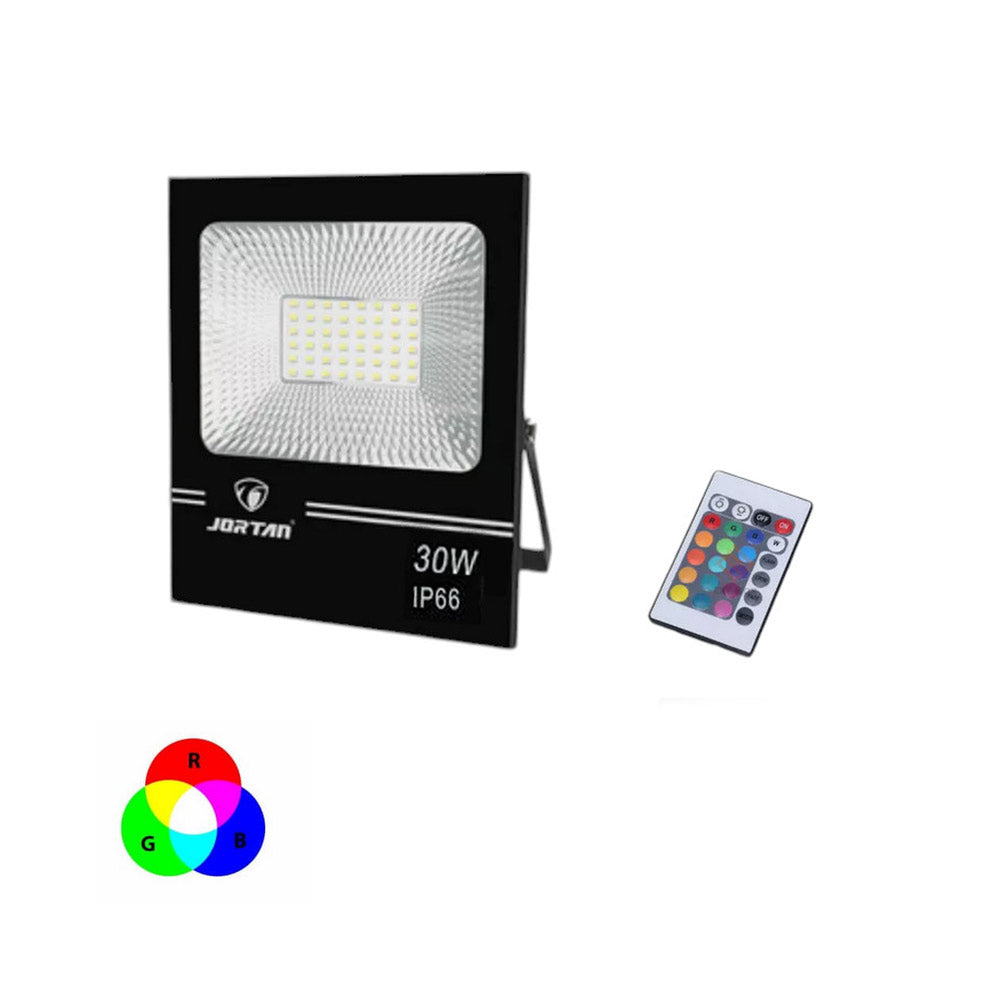 Faro LED RGB 30/50/100W – telecomando interno/esterno - ambraled