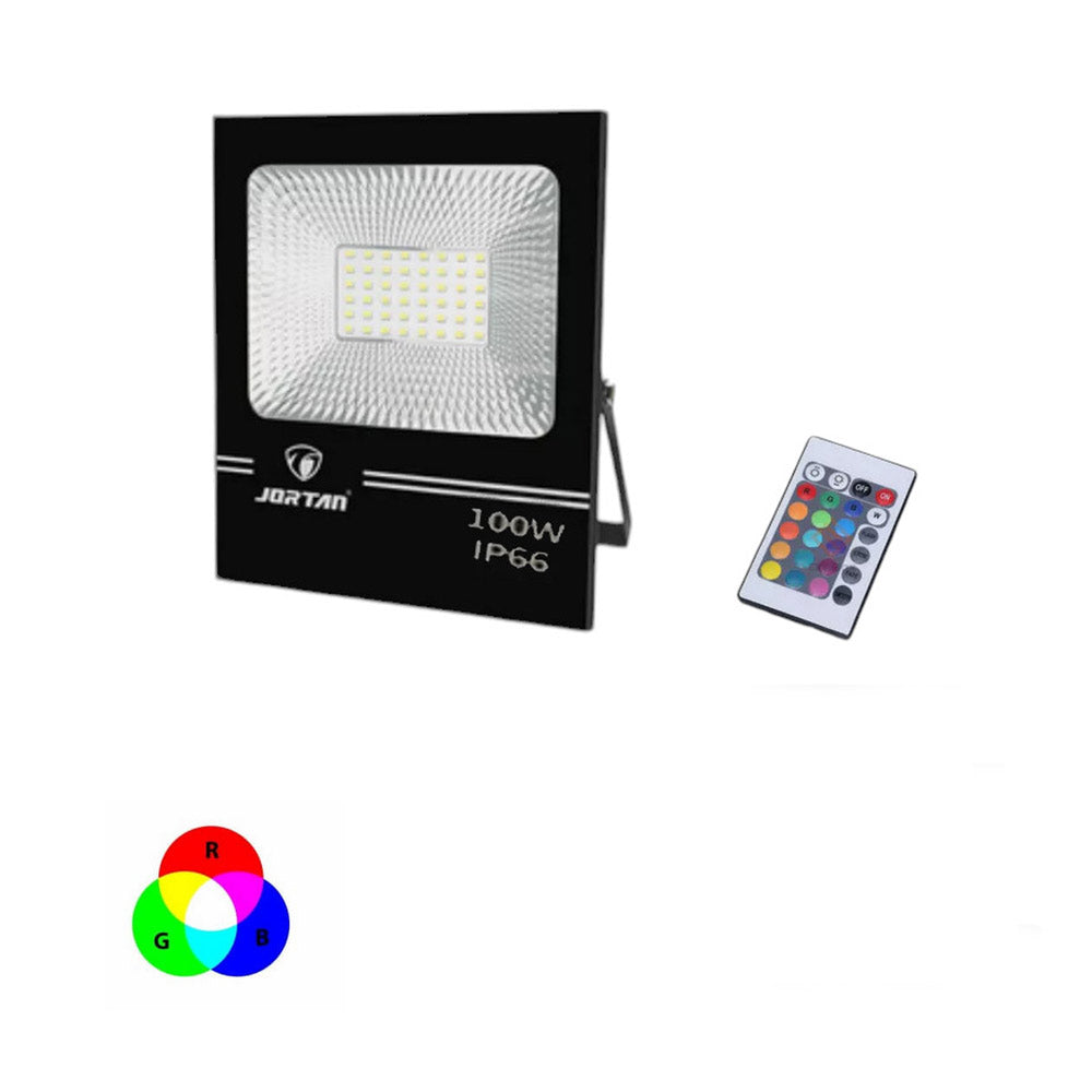 Faro LED RGB 30/50/100W – telecomando interno/esterno - ambraled