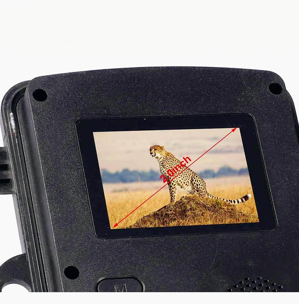 Fototrappola 2” Full HD – sensore IR LED IP66 per animali - ambraled