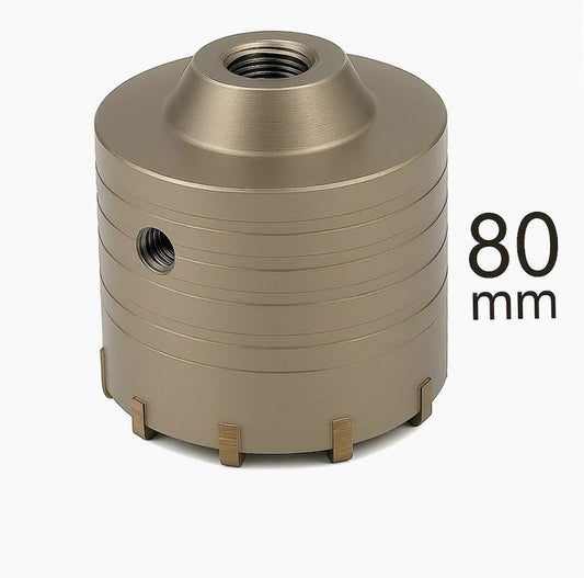 Fresa carotatrice a tazza Ø80mm – foro Ø20mm per muro acciaio - ambraled
