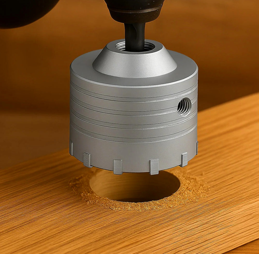 Fresa carotatrice a tazza Ø80mm – foro Ø20mm per muro acciaio - ambraled