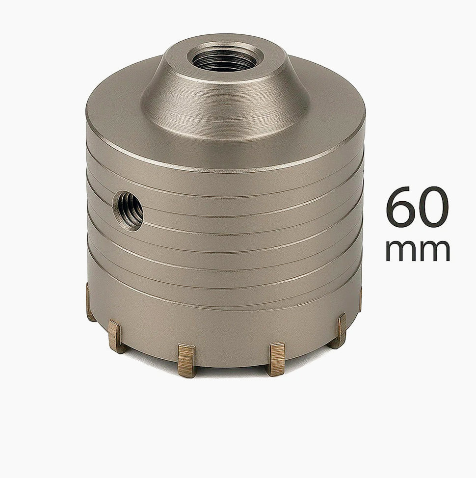 Fresa carotatrice a tazza Ø80mm – foro Ø20mm per muro acciaio - ambraled