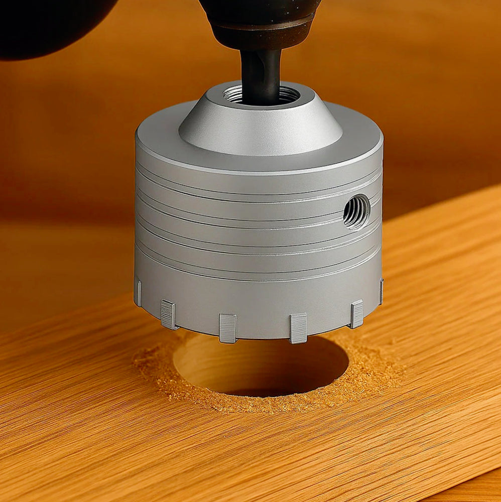 Fresa carotatrice a tazza Ø80mm – foro Ø20mm per muro acciaio - ambraled