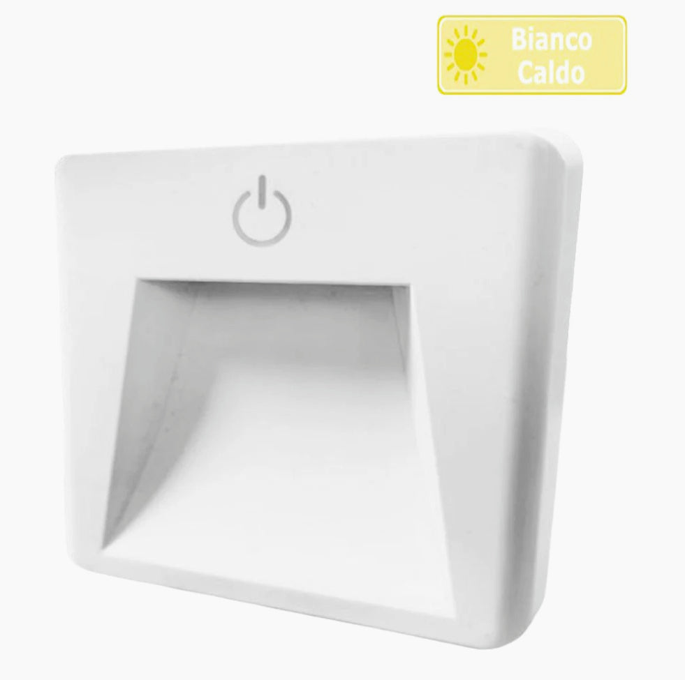 Luce notturna LED 0.5W – Touch punto luce - ambraled