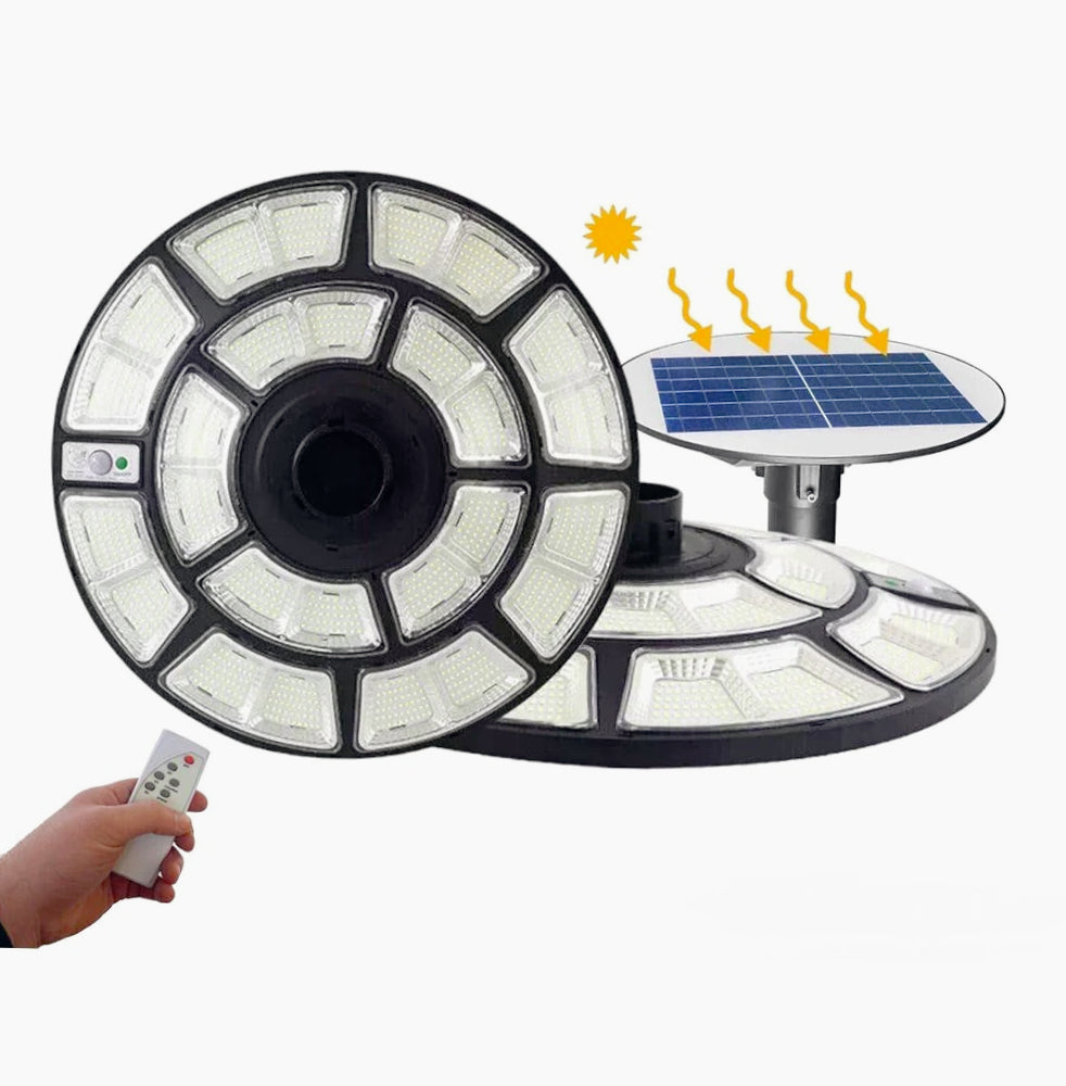 Lampione UFO solare 2000W – Crepuscolare IP65 - ambraled