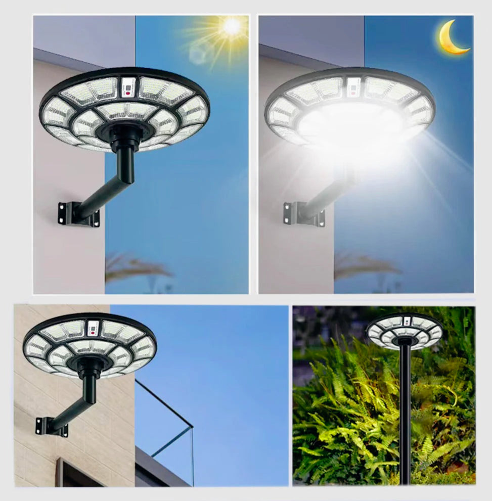 Lampione UFO solare 2000W – Crepuscolare IP65 - ambraled