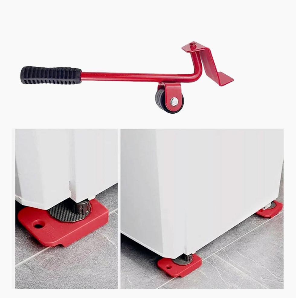 Leva di sollevamento per mobili con ruote – Kit solleva e sposta carichi max 150 kg - ambraled