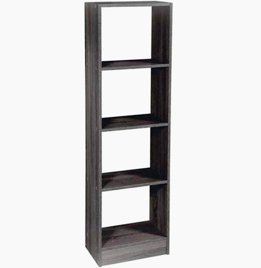 Libreria MDF 4 cubi + 4 ripiani – 137x40x24cm - ambraled