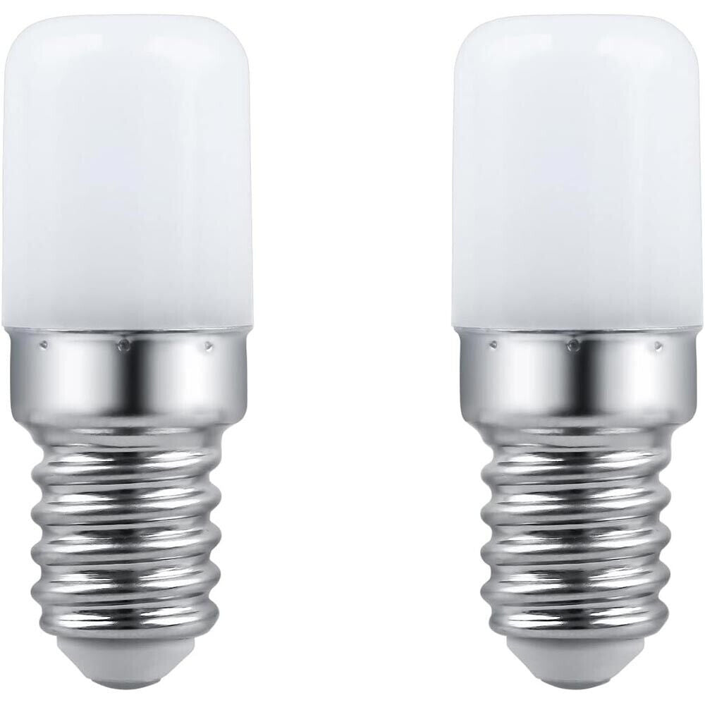 2 lampadine LED E14 2W per frigorifero, lampadario e macchina da cucire (60 caratteri) - ambraled