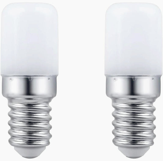 2 lampadine LED E14 2W per frigorifero, lampadario e macchina da cucire (60 caratteri) - ambraled