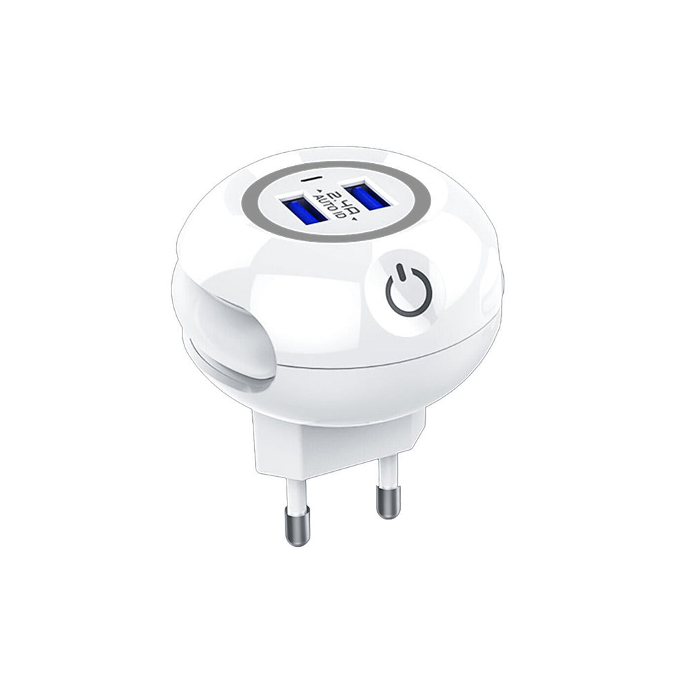 Luce LED notturna touch – Dimmabile 2 USB - ambraled