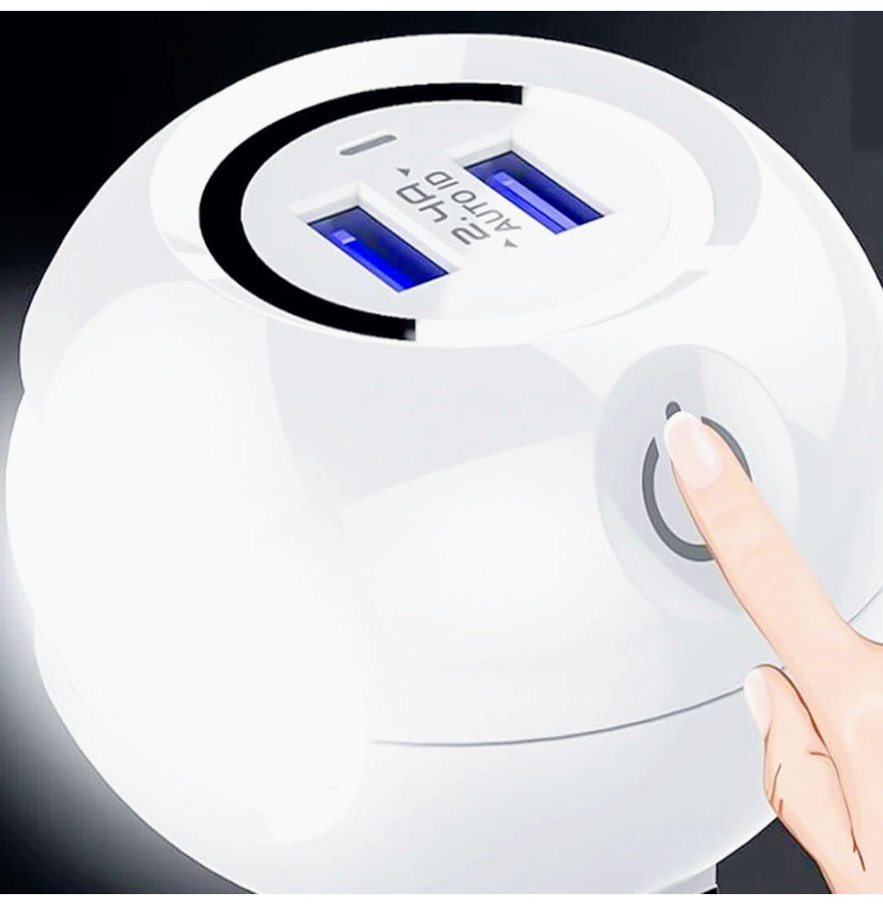 Luce LED notturna touch – Dimmabile 2 USB - ambraled