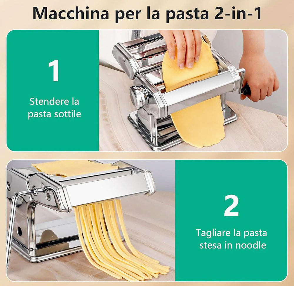 Macchina pasta fatta in casa – manuale 7 regolazioni - ambraled