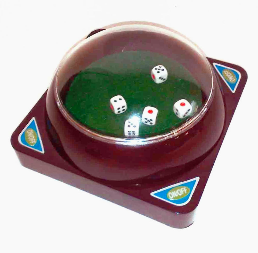 Mescolatore automatico dadi – a batteria con 5 dadi - ambraled