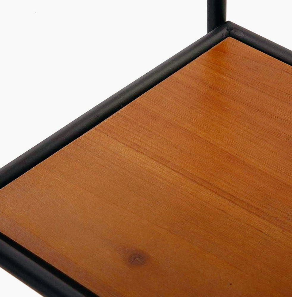 Libreria stile industriale 7 ripiani – Parete divisoria per soggiorno - ambraled