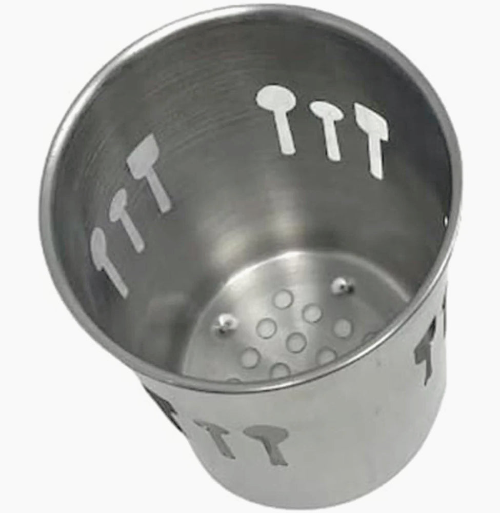 Portaposate in acciaio – Scolaposate 15x10 cm per cucina - ambraled