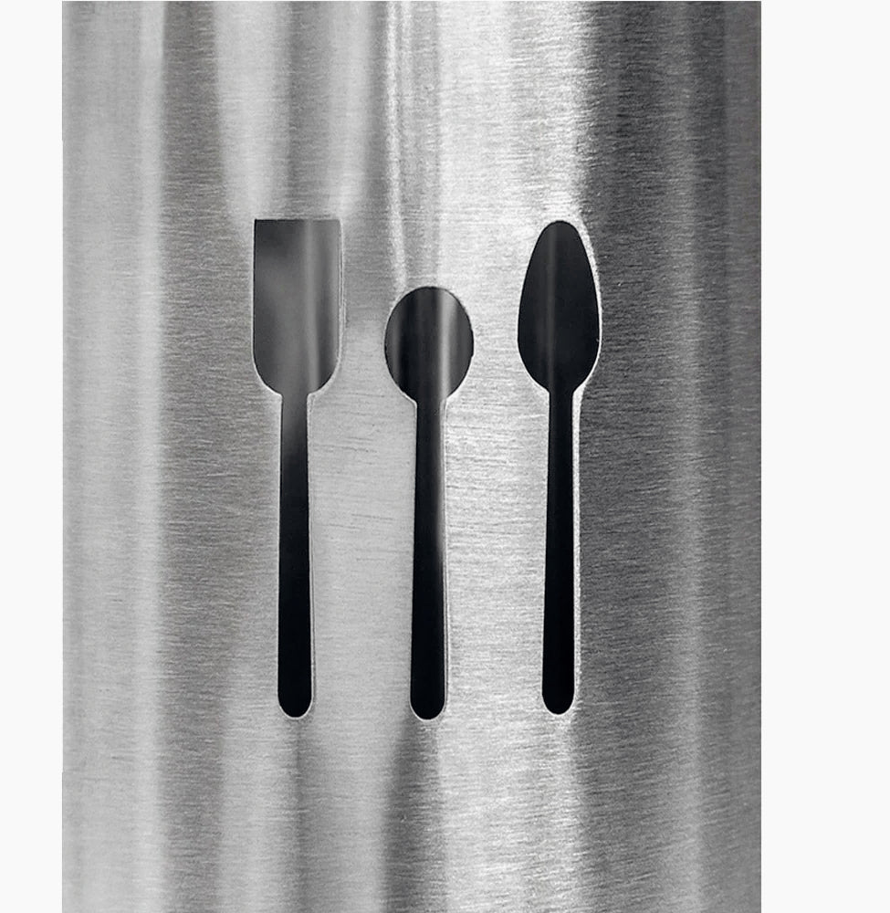 Portaposate in acciaio – Scolaposate 15x10 cm per cucina - ambraled