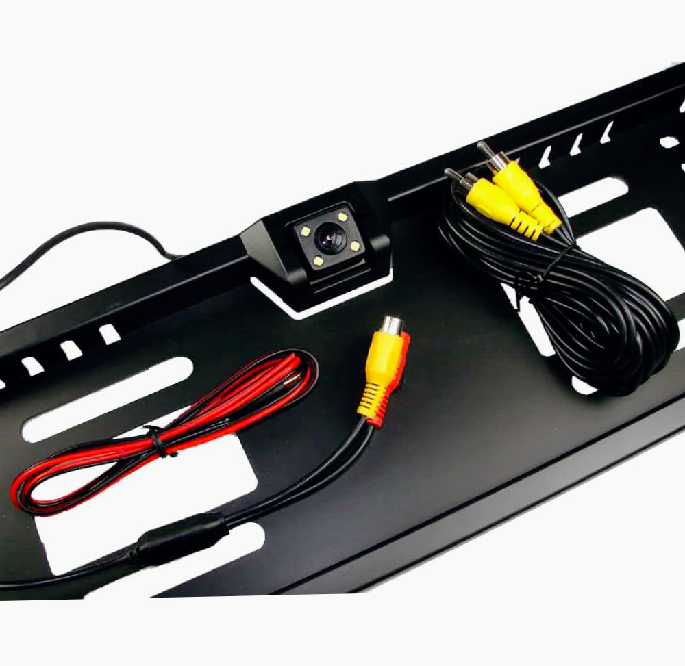 Portatarga con telecamera retromarcia – LED infrarossi e visione notturna - ambraled