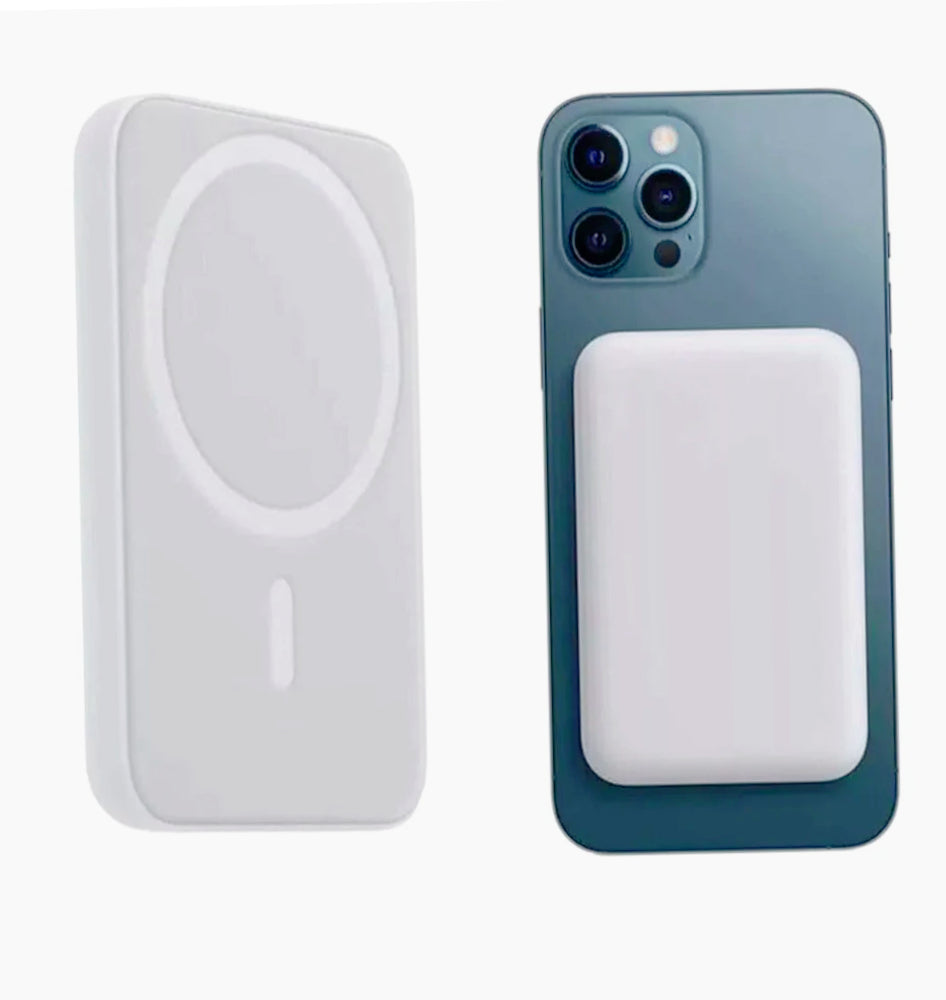 Power bank magnetico 10000mAh wireless – Caricabatteria per smartphone - ambraled