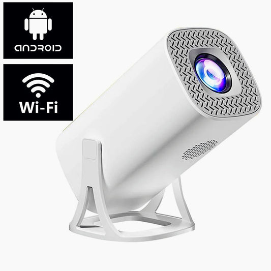 Proiettore Android WiFi Full HD 1080p – Rotazione 180° con porte USB, HDMI e AUX