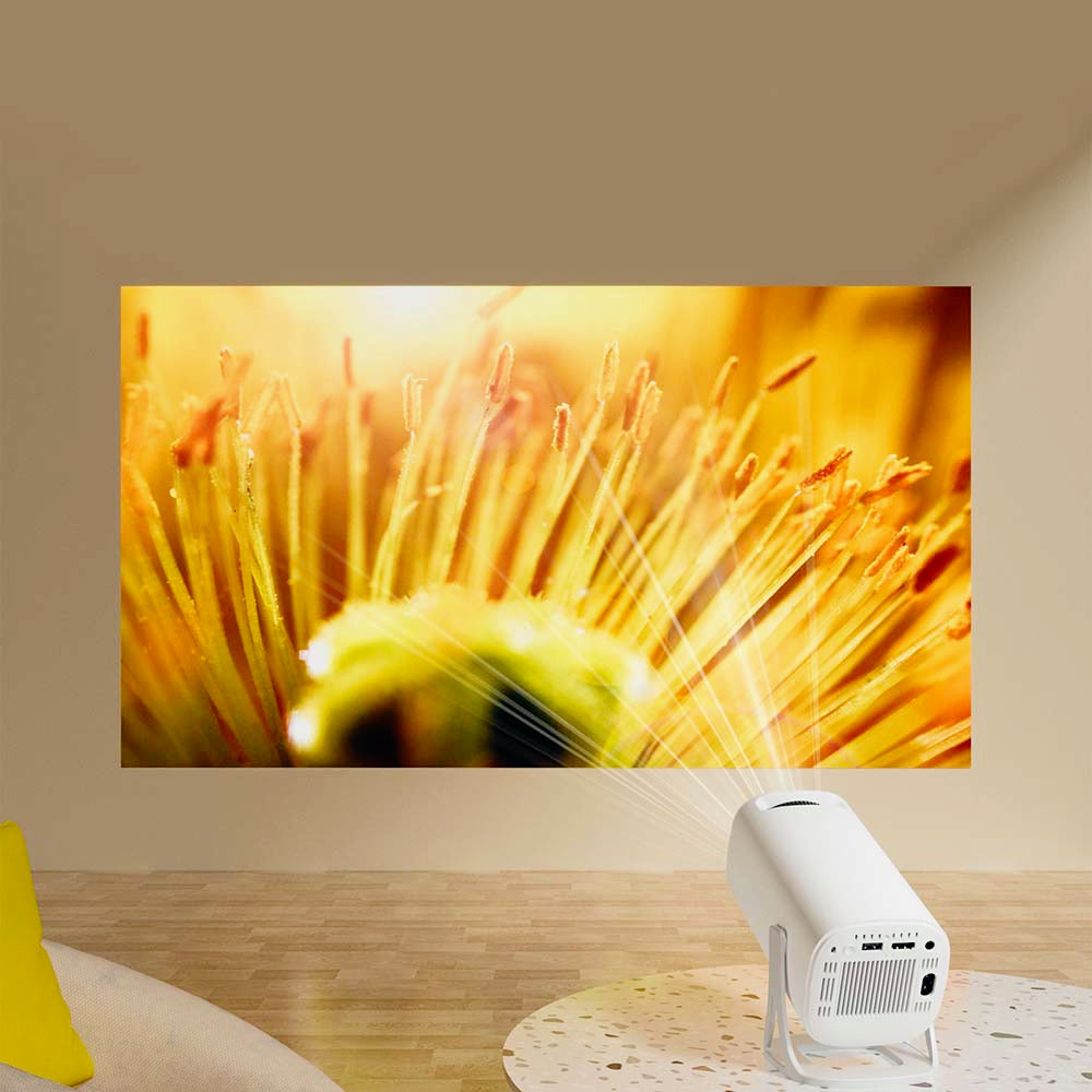 Proiettore Android WiFi Full HD 1080p – Rotazione 180° con porte USB, HDMI e AUX